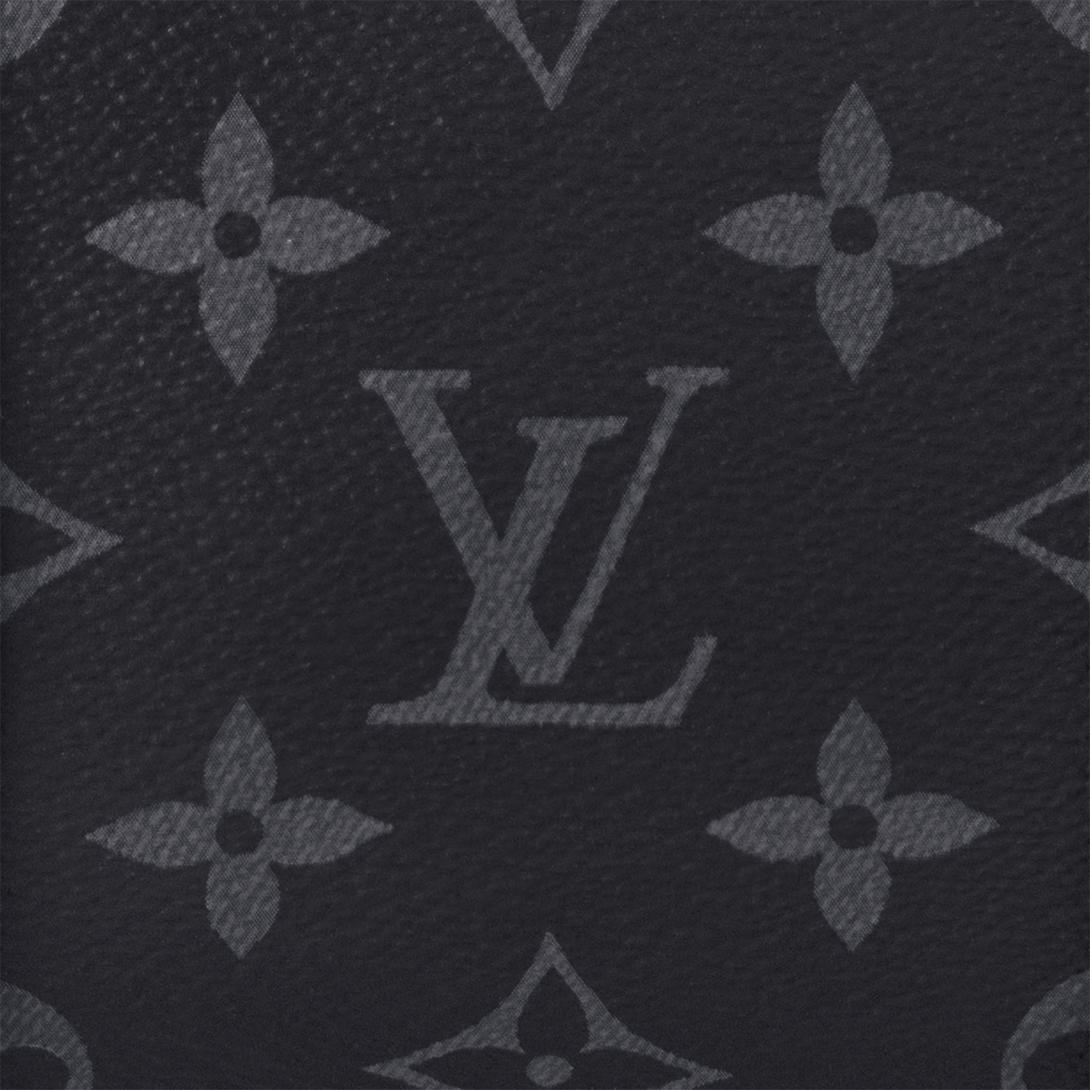 Túi Louis Vuitton Keepall Bandoulière 35 Monogram Eclipse Nam Đen